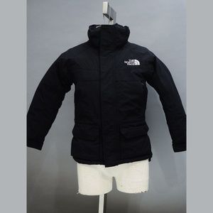 Boy's North Face Gotham coat XS/TP black with hood